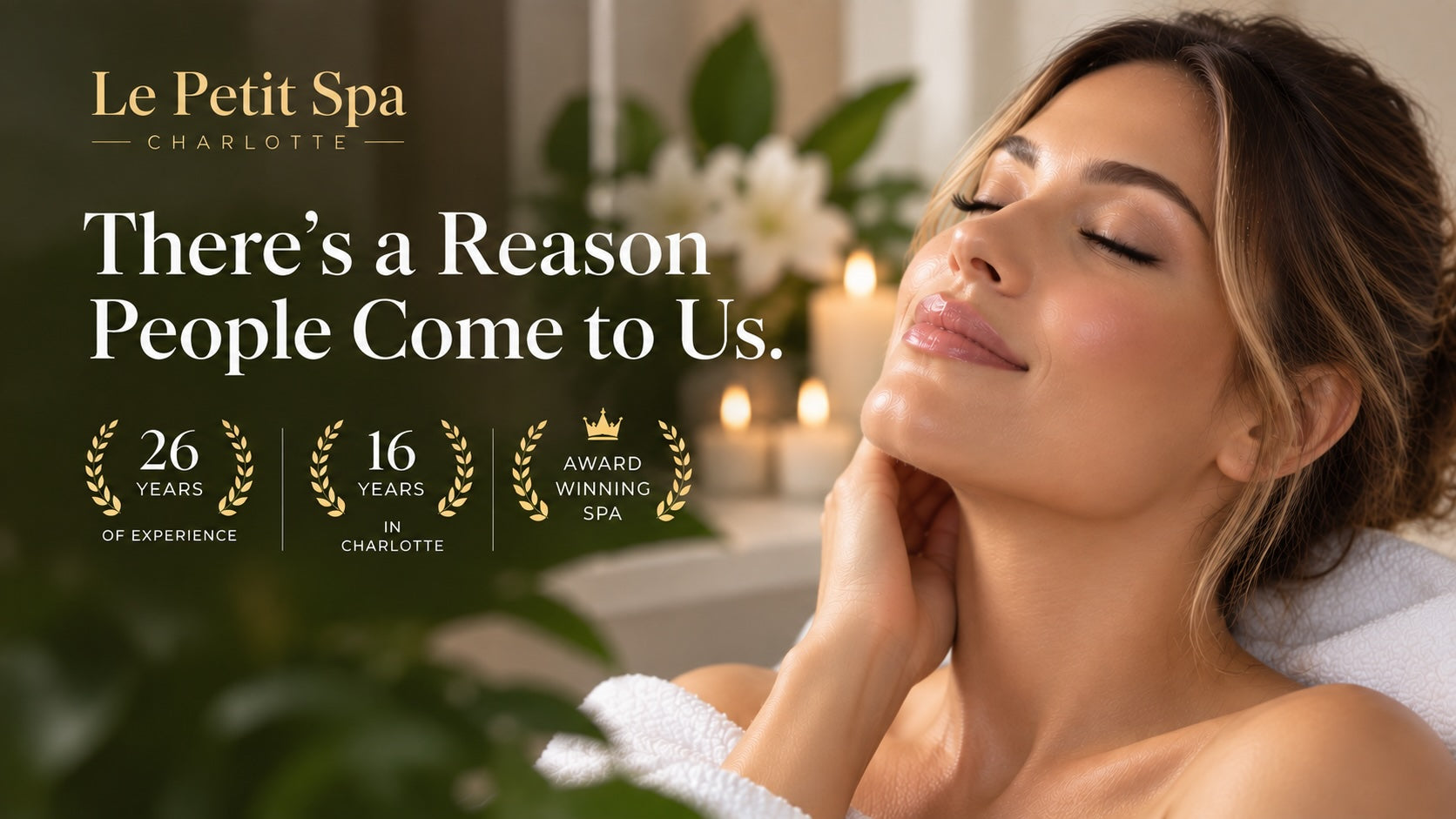 Le Petit Spa Charlotte - 26 years of experience, 16 years in Charlotte, award-winning luxury skincare spa